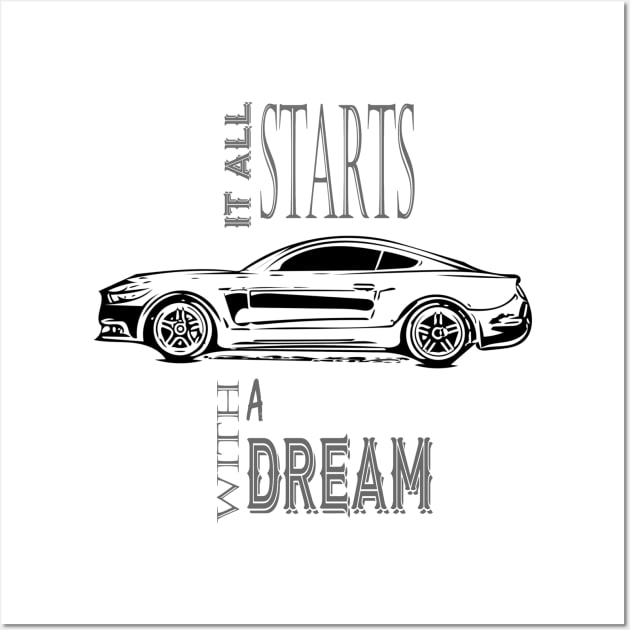 Dream mustang Wall Art by Stayintouch2me